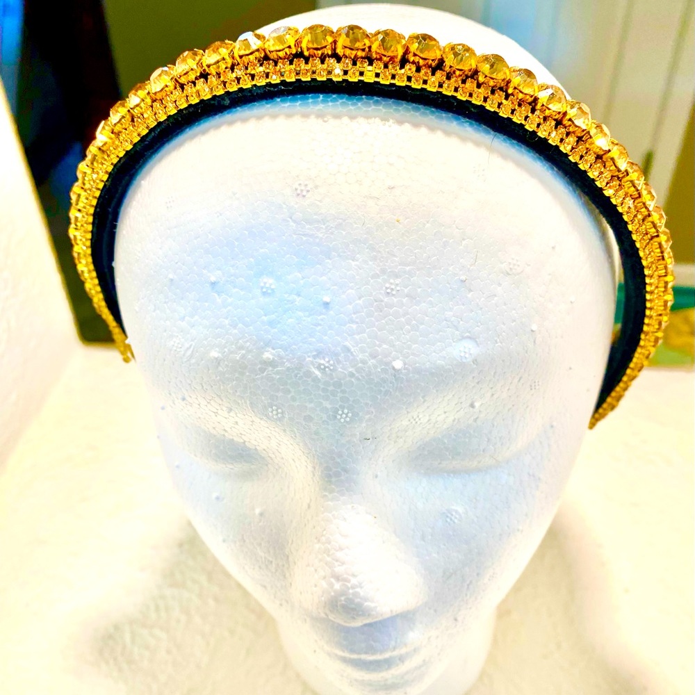 Gold Crystal Headband